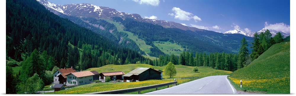 Highway Engadin Switzerland