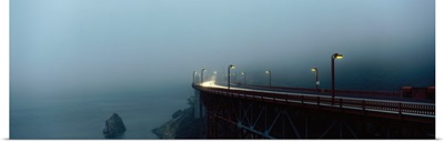 Highway in Fog, San Francisco, California