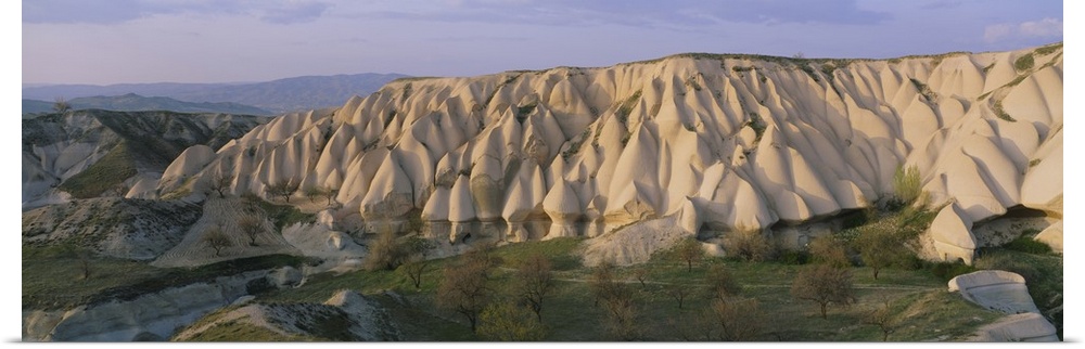 Hills on a landscape, Cappadocia, Turkey