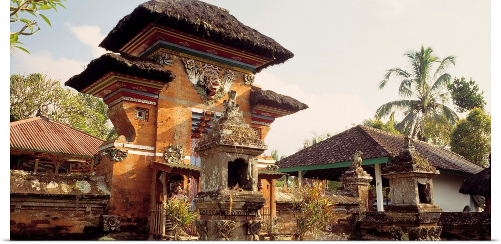 Hindu Temple Balinese Village Indonesia