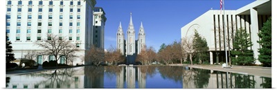 Historic Temple and Square in Salt Lake City, UT home of Mormon Tabernacle Choir