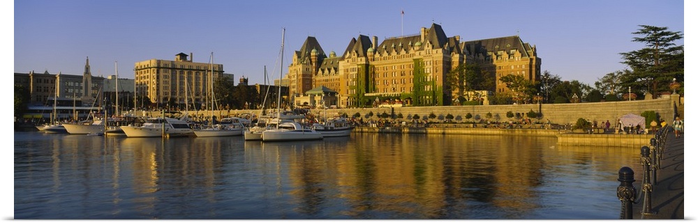 Hotel at the waterfront, Empress Hotel, Victoria, British Columbia, Canada