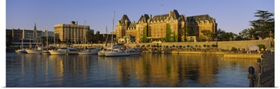 Hotel at the waterfront, Empress Hotel, Victoria, British Columbia, Canada