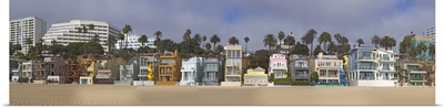 Houses on the beach Santa Monica Los Angeles County California