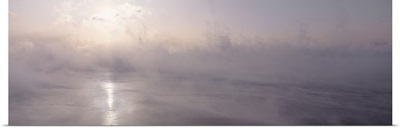 Illinois, Lake Michigan, fog