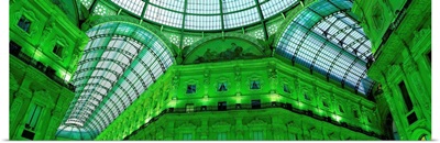 Interior Detail Galleria Vittorio Emanuele II Milan Italy