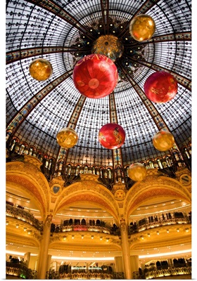 Interiors of a department store, Galeries Lafayette, Paris, Ile de France, France