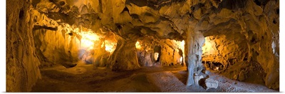 Interiors of a prehistoric cave, Karain Cave, Ciglik, Antalya, Turkey