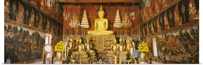Interiors of a temple, Wat Suwandararam, Ayuthaya, Thailand