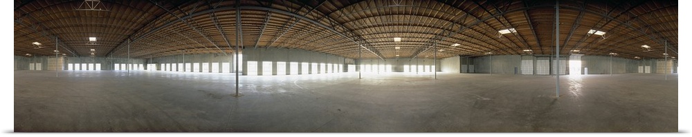 Interiors of a warehouse, San Francisco, California