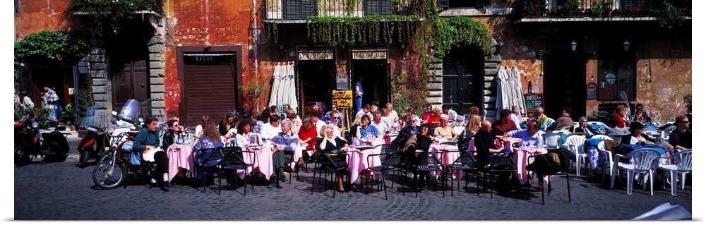 Italy, Rome, cafe