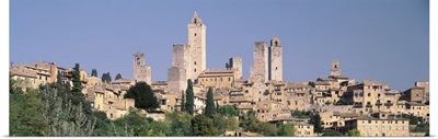 Italy, Tuscany, Towers of San Gimignano, Medieval town