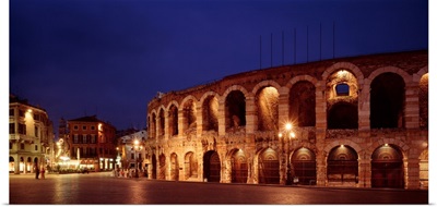Italy, Verona, The Arena, evening