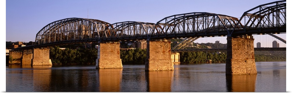 Kentucky, Covington, Ohio River, L & N Bridge, Bridge over the river