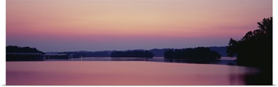 Lake at dusk, Kentucky