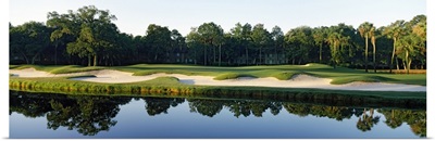 Lake in a golf course, Kiawah Island Golf Resort, Kiawah Island, Charleston County, South Carolina