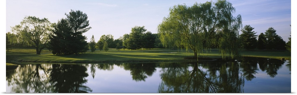 Lake on a golf course, Chantilly Manor Country Club, Maryland