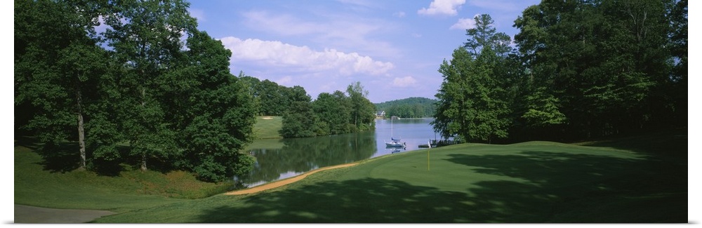 Lake on a golf course, Legend Course, Stillwaters Golf Club, Dadeville, Alabama