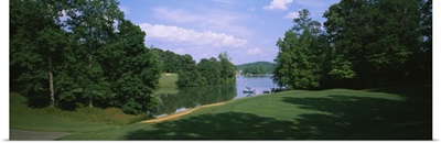 Lake on a golf course, Legend Course, Stillwaters Golf Club, Dadeville, Alabama