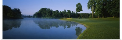 Lake on a golf course, Woodmore, Mitchellville, Maryland