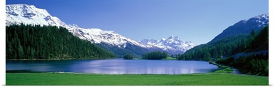 Lake Silverplaner St Moritz Switzerland