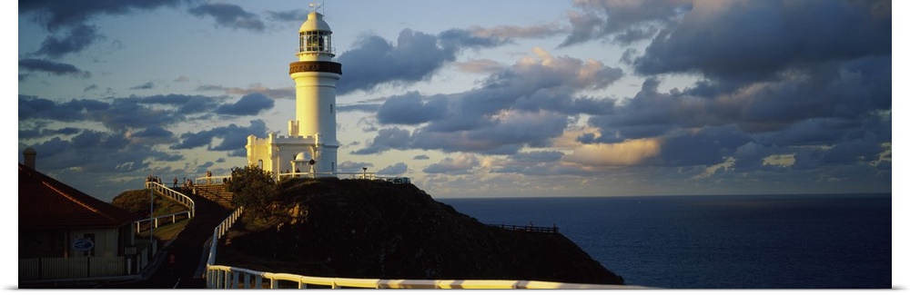 Lighthouse at the coast Broyn Bay Light House New South Wales Australia