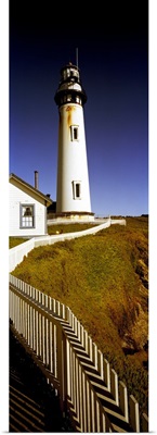 Lighthouse on a cliff, Pigeon Point Lighthouse, California