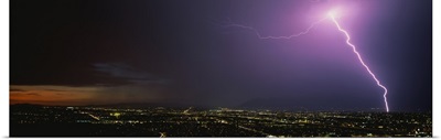 Lightning Storm at Night