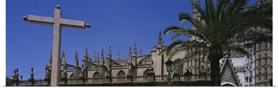 Low angle view of a cathedral, Seville Cathedral, Seville, Spain