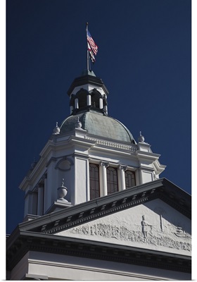 Low angle view of a government building, State Capitol Building, Tallahassee, Florida