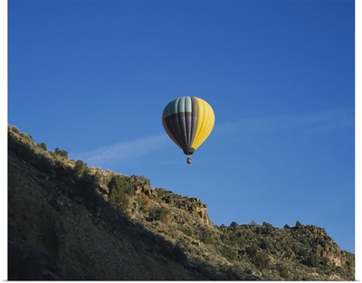 Low angle view of a hot air balloon in the sky, Taos County, New Mexico