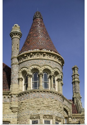 Low angle view of a palace, Bishops Palace, Greshams Castle, Galveston, Texas
