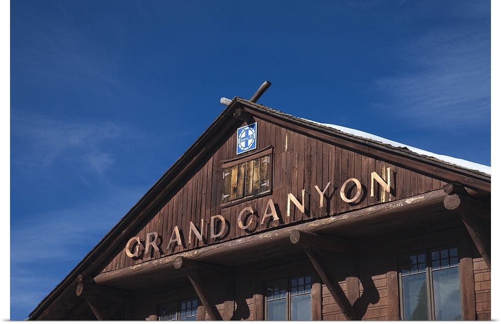 USA, Arizona, Grand Canyon National Park, Grand Canyon Village, Grand Canyon Tourist Train Depot