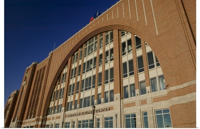 Low angle view of a stadium, American Airlines Center, Dallas, Texas