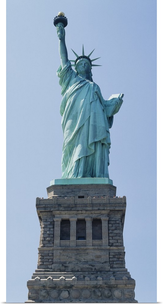 Low angle view of Statue of Liberty, New York City, New York State