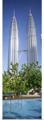 Malaysia, Kuala Lumpur, View of Petronas Twin Towers