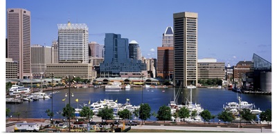 Maryland, Baltimore, Inner Harbor, Skyline
