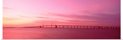 Maryland, Chesapeake Bay Bridge, dawn