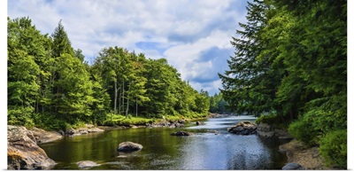 Moose River in the Adirondack Mountains, New York State