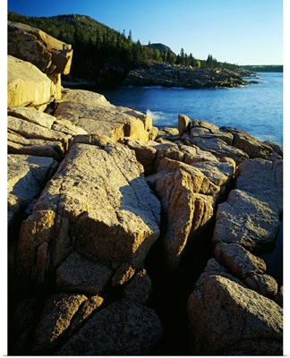 Mount Desert Island shoreline, Acadia National Park, Maine