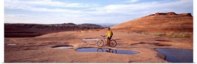 Mountain Biker Moab UT