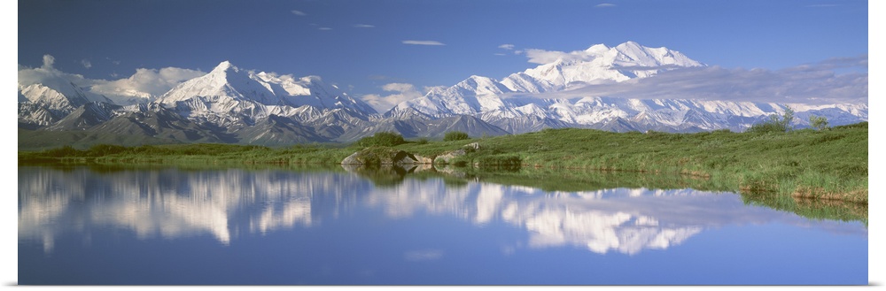 Mt McKinley Alaskan Range Denali National Park AK
