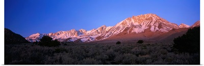 Mt Tom Eastern Sierra Nevada Mountain Range CA