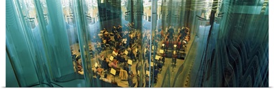Musicians at a concert hall, Casa Da Musica, Porto, Portugal