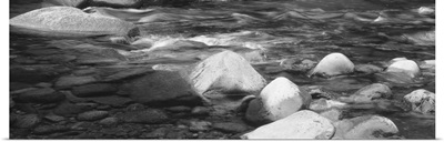 New Hampshire, White Mountain National Forest, Rocks in the Swift River