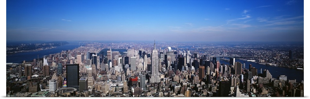 New York, New York City, aerial