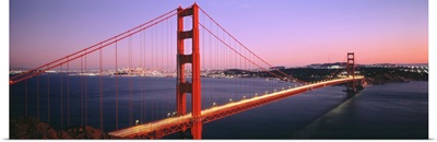 Night Golden Gate Bridge San Francisco CA