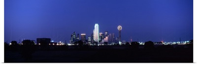 Night Skyline Dallas TX