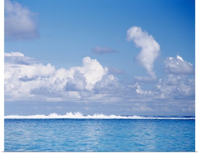 Ocean Wave Tahiti French Polynesia