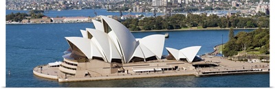 Opera house at the waterfront, Sydney Opera House, Sydney Harbor, Sydney, New South Wales, Australia